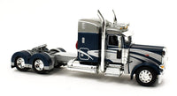 
              DCP 1:64 *BLUE & SILVER* Peterbilt 389 48" Midroof w/TALBERT 5553TA Flatbed NIB!
            