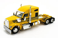 
              DCP 1:64 *YELLOW & GRAY* Kenworth W990 High Roof & WILSON LIVESTOCK TRAILER NIB
            