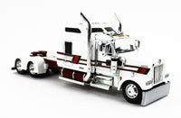 
              DCP 1:64 *WHITE* Kenworth W900L 86" Sleeper & WHITE MAC End Dump Trailer *NIB*
            