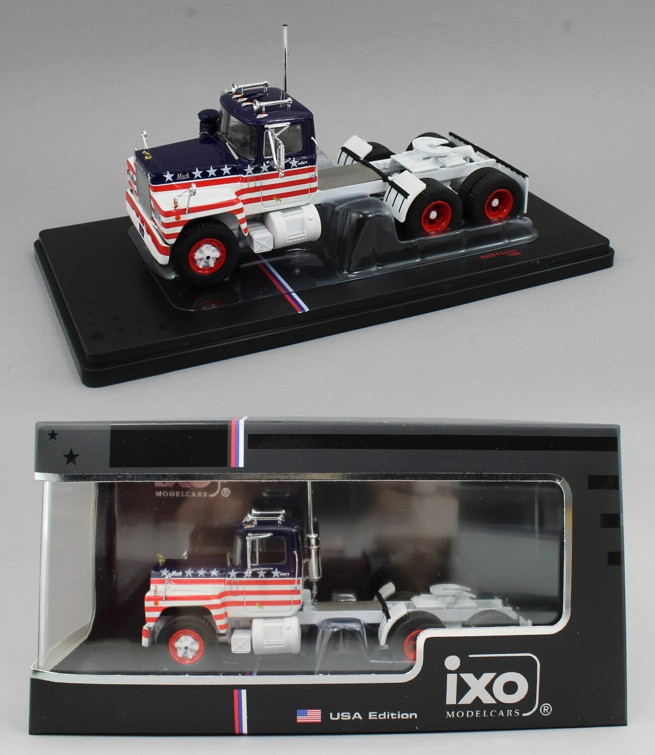 1:43 IXO Models *STARS & STRIPES* 1966 Mack R Model Day Cab