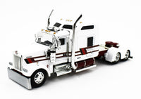 
              DCP 1:64 *WHITE* Kenworth W900L 86" Sleeper & WHITE MAC End Dump Trailer *NIB*
            