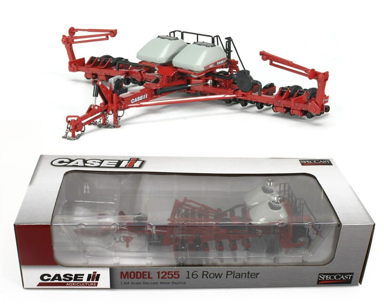 2024 SpecCast 1:64 *CASE IH* Model 1255 - 16 Row Planter 2024 SpecCast 1:64 *CASE IH* Model 1255 - 16 Row Planter
