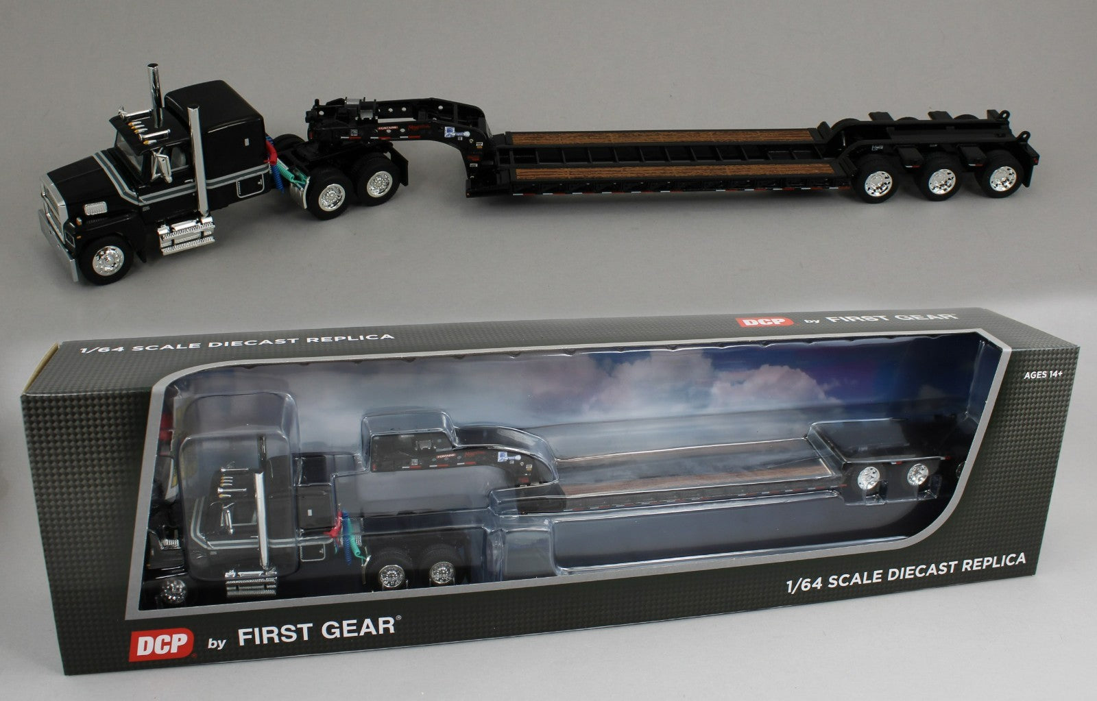 2025 DCP 1:64 *BLACK* FORD LTL 9000 60