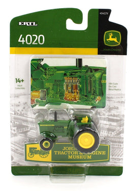 2024 NEW 1:64 ERTL John Deere Model 4020 Diesel TRACTOR & ENGINE MUSEUM EDITION