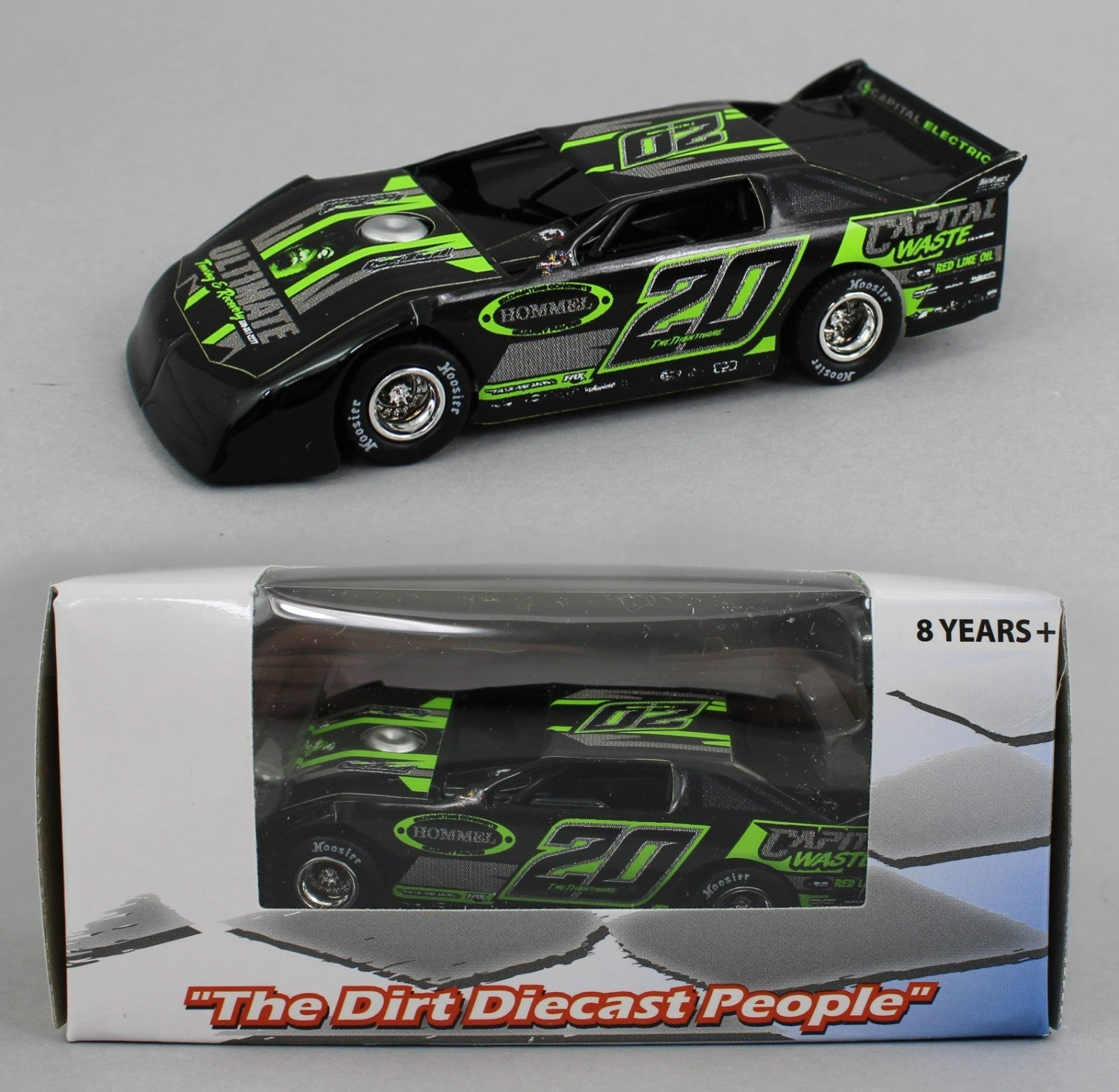 2025 ADC 1:64 Dirt Late Model *JIMMY OWENS* #20 Capital Waste