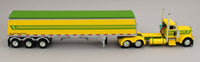 
              DCP 1:64 *YELLOW & GREEN* Peterbilt 379 Day Cab & LODE KING GRAIN TRAILER *NIB*
            