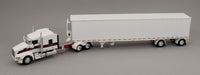 
              DCP 1:64 *WHITE & RED* Kenworth T660 Flattop w/53' Utility Reefer Trailer NIB
            