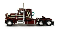 
              1:64 DCP 2024 NFTM *RED* Peterbilt 359 Flattop & Vintage Wilson Livestock NIB
            