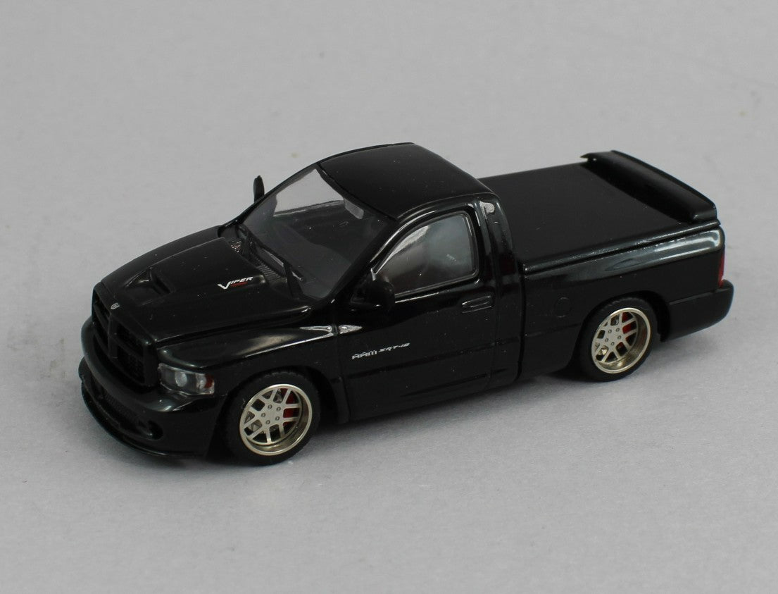 1:64 *SHOOM 64 MODELS* BLACK Dodge RAM SRT-10 Pickup Truck *NIB*| mc2-toys