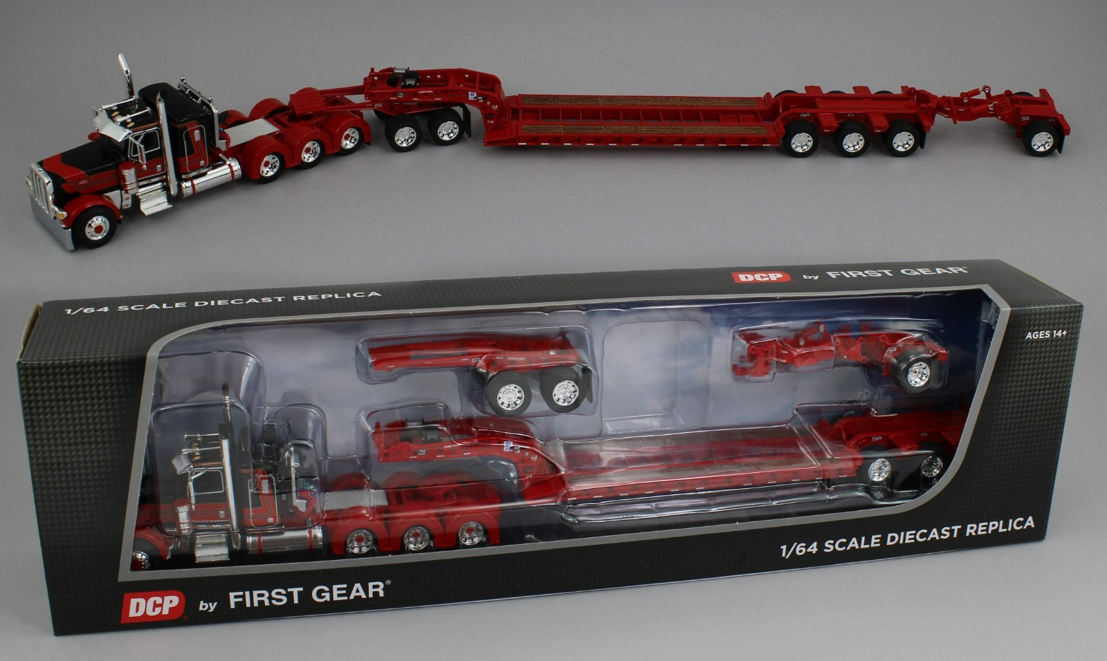 DCP 1:64 *RED & BLACK* Peterbilt 389 36