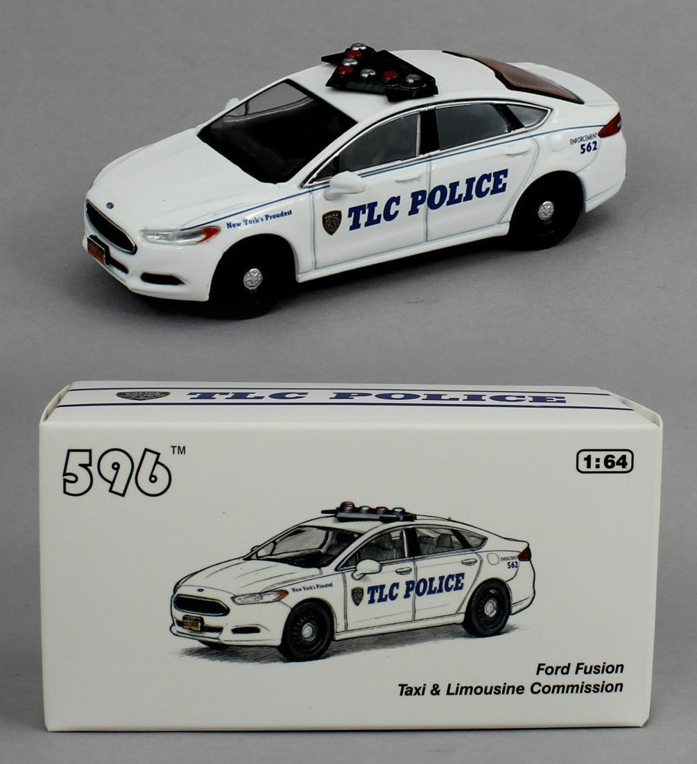 1:64 *596 DIECAST* NYPD TLC Taxi & Limousine Commission FORD