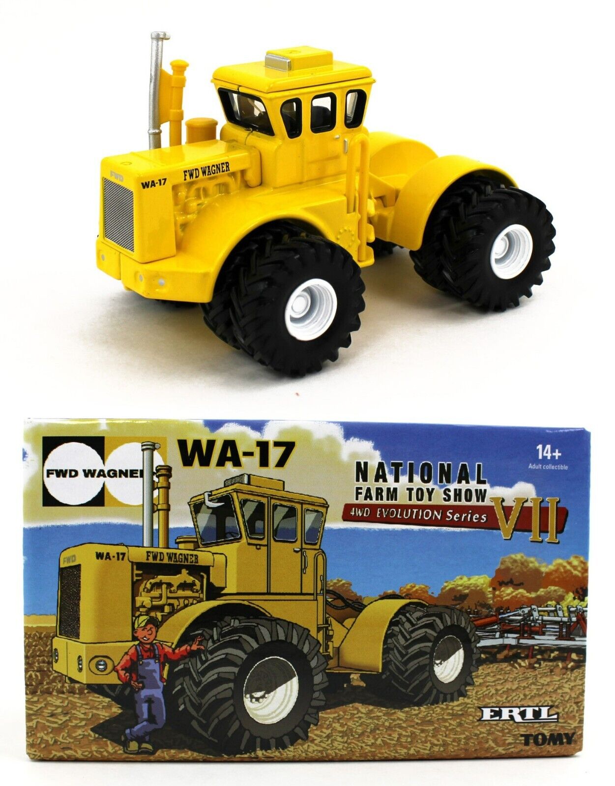 2024 ERTL 1:64 *FWD WAGNER* WA-17 *4WD* Tractor w/Duals TOY FARMER FAR|  mc2-toys, image size:1251x1600