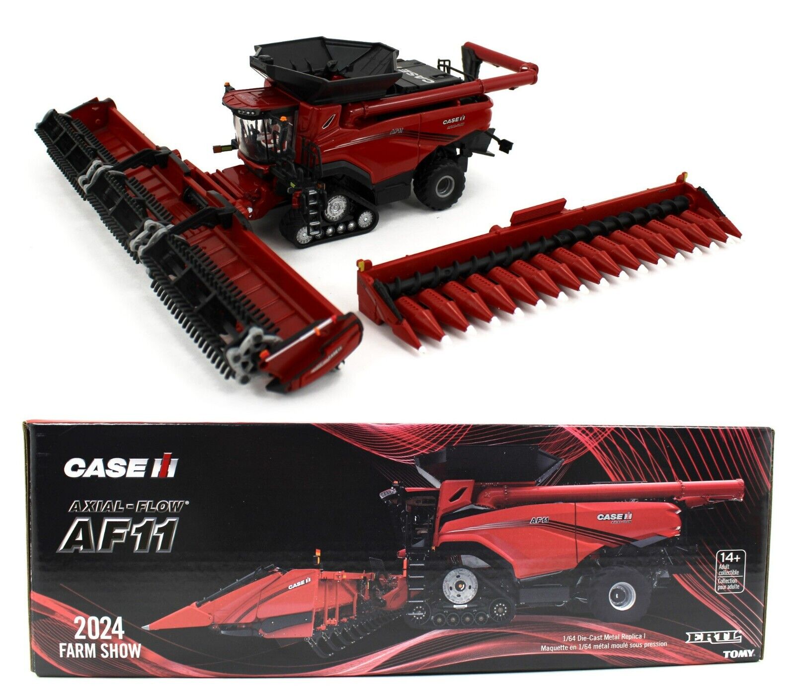 ★one F ファーム★ 2024 FARM SHOW ED ERTL 1:64 *CASE IH* Axial-Flow AF11 Tracked