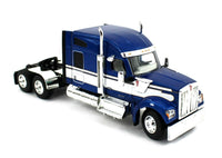 
              DCP 1:64 *BLUE & WHITE* Kenworth W990 High Roof & WILSON LIVESTOCK TRAILER NIB
            