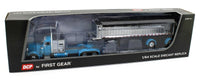 
              DCP 1:64 *CYAN BLUE* Peterbilt 379 Mercury Sleeper & MAC Coal Dump Trailer *NIB*
            