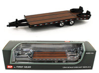 
              DCP 1:64 *BLACK* Tandem Axle BEAVERTAIL TAG TRAILER *DIECAST* NIB
            