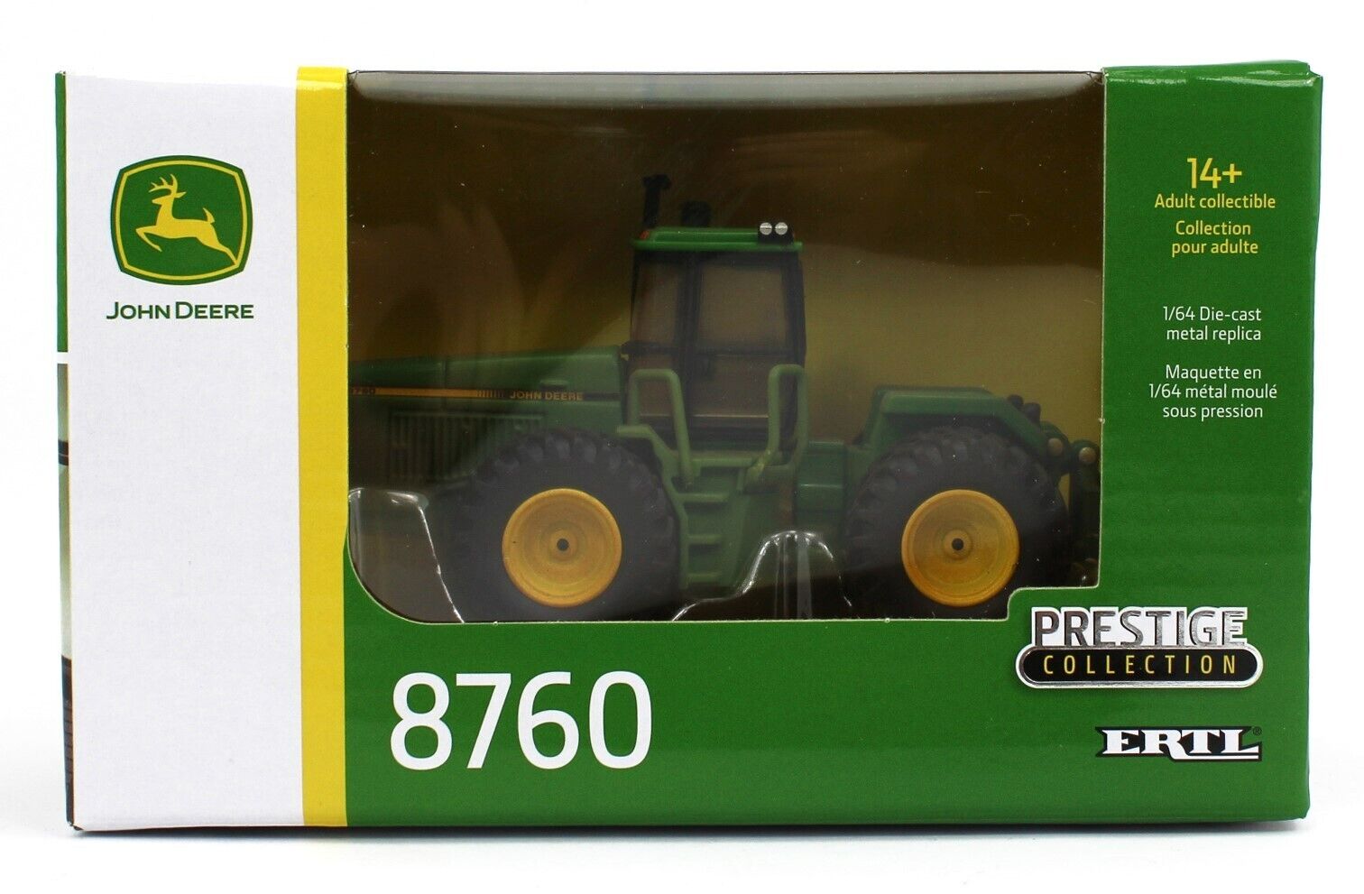 ERTL 1:64 *JOHN DEERE* Model 8760 4WD TRACTOR w/DUALS *DUSTY MUDDY CHA ...