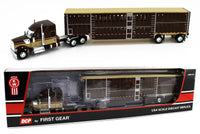 
              DCP 1:64 *BROWN & TAN* Kenworth W990 High Roof & WILSON LIVESTOCK TRAILER NIB
            