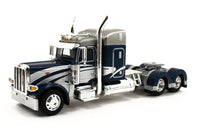 
              DCP 1:64 *BLUE & SILVER* Peterbilt 389 48" Midroof w/TALBERT 5553TA Flatbed NIB!
            