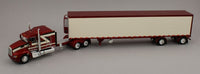 
              DCP 1:64 *RED & BEIGE* Kenworth T660 Flattop w/53' Utility Reefer Trailer NIB
            