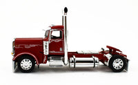 
              DCP 1:64 *RED* Peterbilt 389 w/Utility Dual 28½’ Hay Flatbed Trailers & Load
            