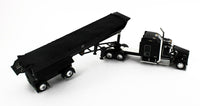 
              DCP 1:64 *BLACK* Kenworth W900L 86" Sleeper & CHROME MAC End Dump Trailer *NIB*
            