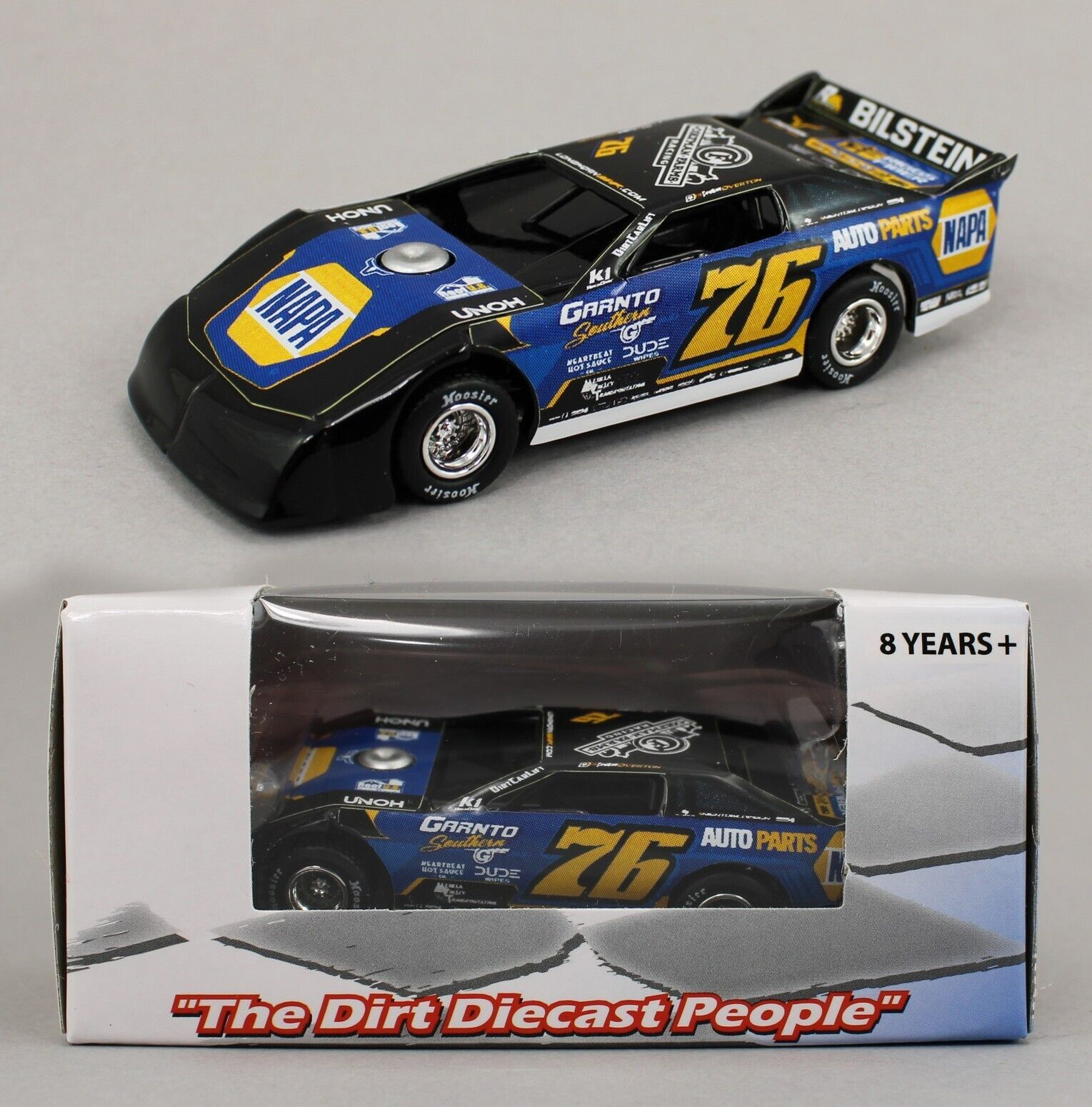 2025 ADC 1:64 Dirt Late Model *BRANDON OVERTON* #76 NAPA