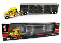 
              DCP 1:64 *YELLOW & GRAY* Kenworth W990 High Roof & WILSON LIVESTOCK TRAILER NIB
            