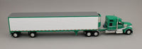 
              DCP 1:64 *GREEN & WHITE* Kenworth W990 Mid Roof w/53' Utility Reefer Trailer NIB
            