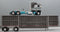 2025 DCP 1:64 *GUN METAL* Kenworth K100 COE Semi w/Wilson Livestock Trailer