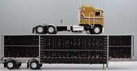 
              2025 DCP 1:64 *GOLD* Kenworth K100 COE Semi w/Wilson Livestock Trailer
            