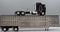2025 DCP 1:64 *BLACK* Kenworth K100 COE Semi w/Wilson Livestock Trailer