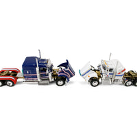
              DCP 1:64 *AMERICA 250* Kenworth W900L w/Lowboy & W900A VIT LOAD *NIB*
            