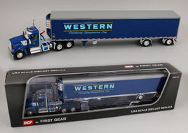 DCP 1:64 *WESTERN DISTRIBUTING* Kenworth W990 Day Cab 53' Utility Reefer Trailer