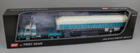 
              DCP 1:64 *TURQUOISE & WHITE* Peterbilt 379 36" Flattop w/Wilson COVERED WAGON Flatbed
            