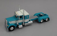 
              DCP 1:64 *TURQUOISE & WHITE* Peterbilt 379 36" Flattop w/Wilson COVERED WAGON Flatbed
            