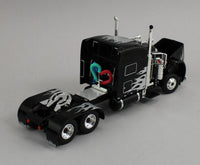 
              DCP 1:64 *BLACK w/SILVER FLAMES* Peterbilt 389 63" Midroof & Brenner Asphalt Tank Trailer.
            