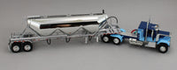 
              2025 DCP 1:64 *BLUE* GMC General 34" Flattop w/Heil Pneumatic Tanker Trailer
            