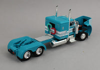 
              2025 DCP 1:64 *TEAL* Peterbilt 379 48" Flattop Sleeper w/Transcraft Stepdeck Flatbed Trailer
            
