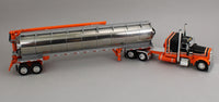 
              2025 DCP 1:64 *BLACK* Peterbilt 379 48" Flattop w/Walinga Bulk Feed Trailer NIB
            