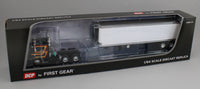 
              2025 DCP 1:64 *BLACK* Peterbilt 352 COE 86" w/Vintage 40' Reefer Trailer *NIB*
            