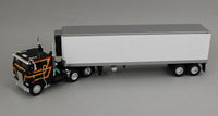 
              2025 DCP 1:64 *BLACK* Peterbilt 352 COE 86" w/Vintage 40' Reefer Trailer *NIB*
            