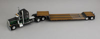 
              2025 DCP 1:64 *GUN METAL GRAY & BLACK* Peterbilt 379 48" Midroof Sleeper w/Fontaine Renegade Lowboy
            