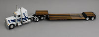 
              2025 DCP 1:64 *JAEGER TRUCK LINES* Peterbilt 379 48" Midroof Sleeper w/Fontaine Renegade Lowboy
            