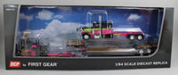
              2025 DCP 1:64 *LOWEN FARMS* Peterbilt 389 Flattop w/Fontaine Lowboy & Peterbilt 359 Load *NIB*
            
