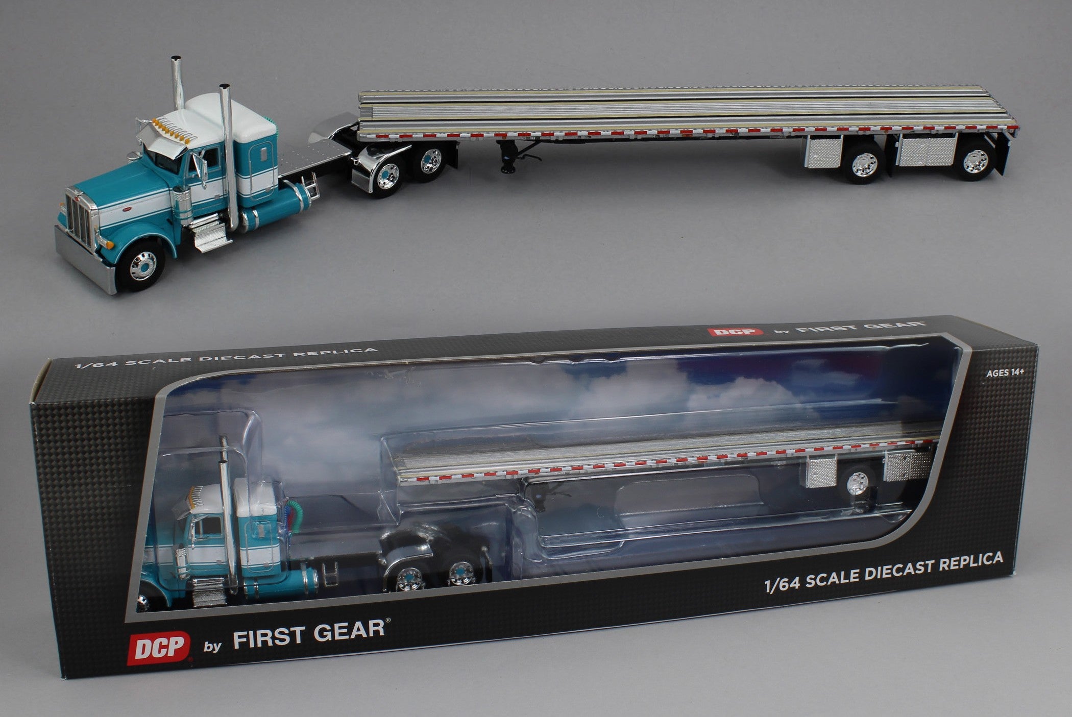 2025 DCP 1:64 *TURQUOISE* Peterbilt 379 36