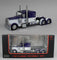 1:64 *596 DIECAST* Purple & White PETERBILT 379 Flattop Semi Truck *NEW*