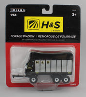 
              2026 ERTL 1:64 *H&S* Black & Silver Tandem-Axle FORAGE WAGON *NIP
            