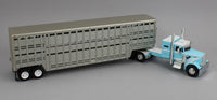 
              DCP 1:64 *BLUE* Peterbilt 351 Mercury Sleeper & Vintage Wilson Livestock Trailer
            