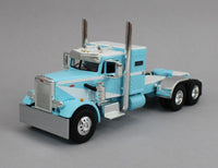 
              DCP 1:64 *BLUE* Peterbilt 351 Mercury Sleeper & Vintage Wilson Livestock Trailer
            